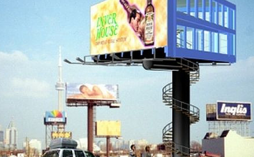 Future home for homeless people = BILLBOARDS !